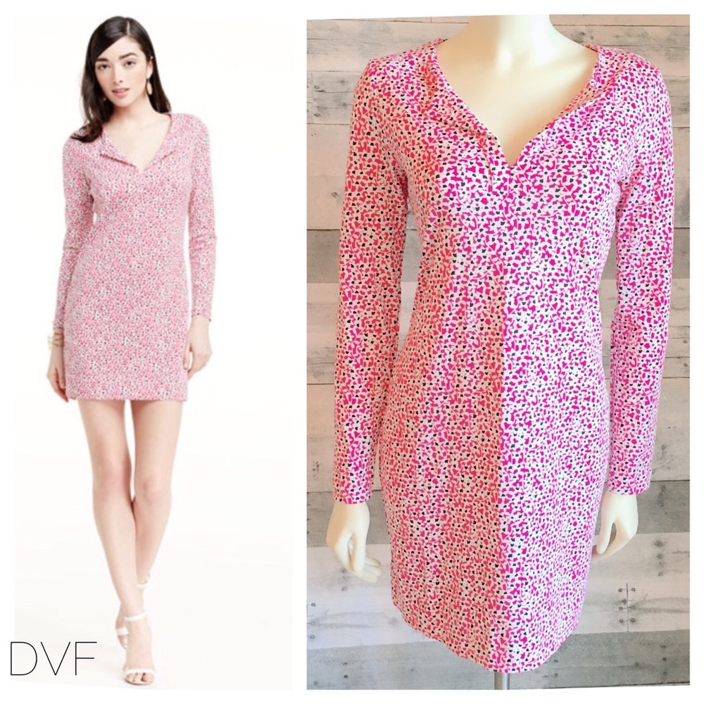 NWT-Reina Shift Dress Sea Daisy Tiny Pink Floral